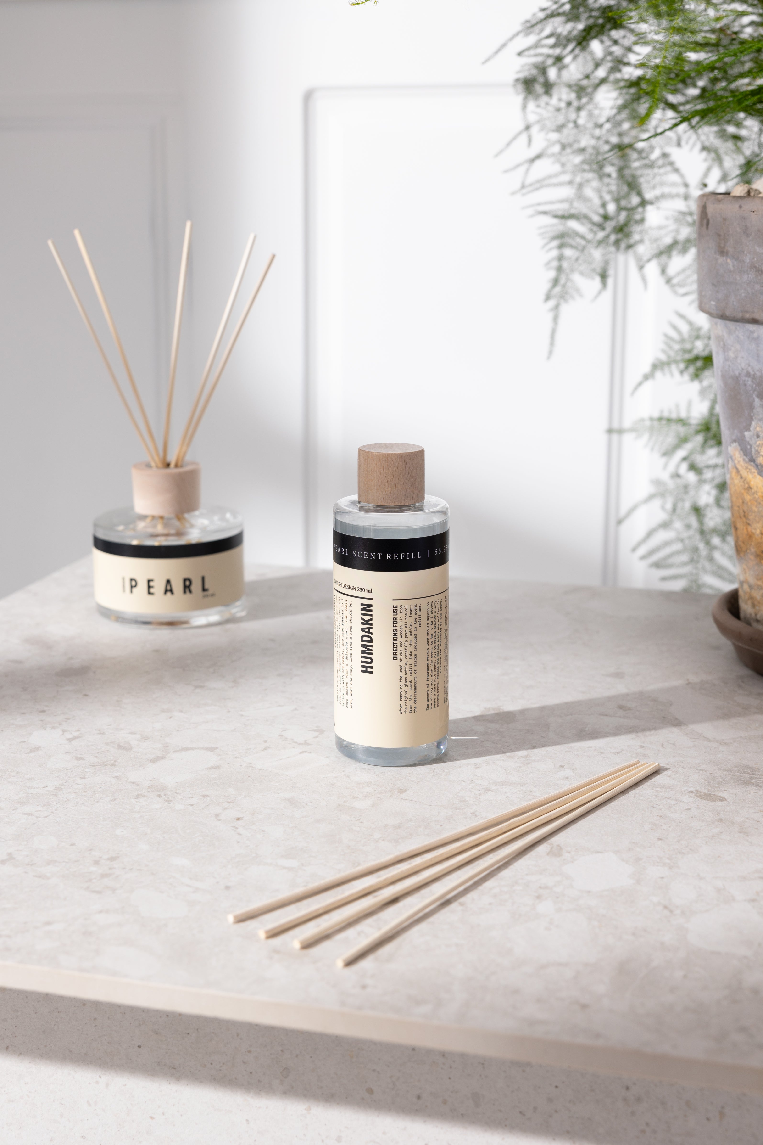 Duftpinde refill, Pearl - 250 ml.